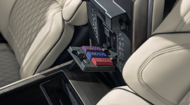 Digital Scent cartridges are shown in the diffuser located in the center arm rest. | Thomasville Lincoln in Thomasville GA