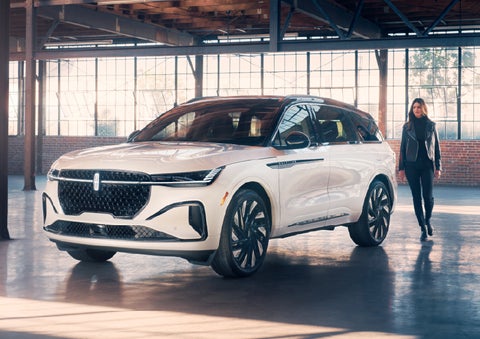 A person approaches a 2026 Lincoln Nautilus® SUV. | Thomasville Lincoln in Thomasville GA