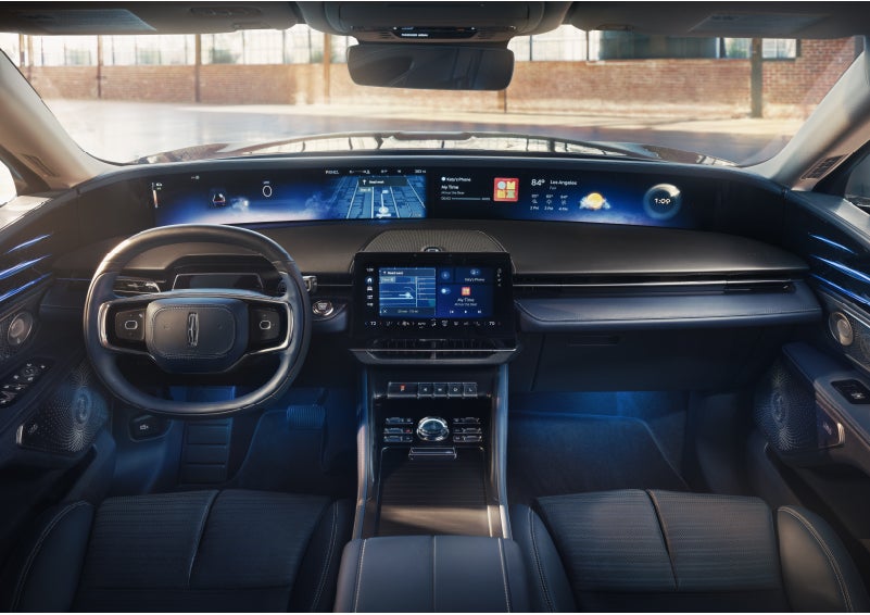 The panoramic display is shown in a 2026 Lincoln Nautilus® SUV. | Thomasville Lincoln in Thomasville GA