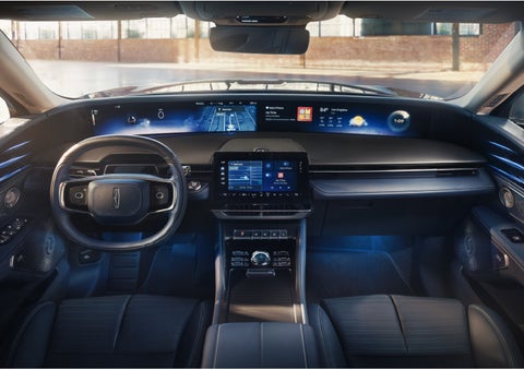 The panoramic display is shown in a 2026 Lincoln Nautilus® SUV. | Thomasville Lincoln in Thomasville GA