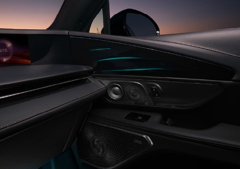 Selectable ambient lighting glows in the passenger door panel. | Thomasville Lincoln in Thomasville GA